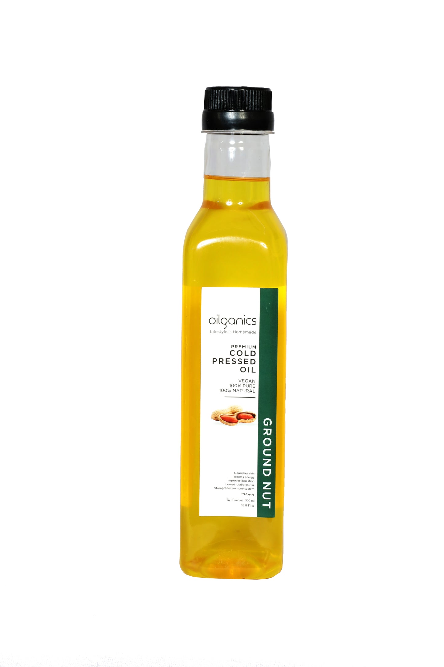Cold Pressed Groundnut Oil | Oilganics