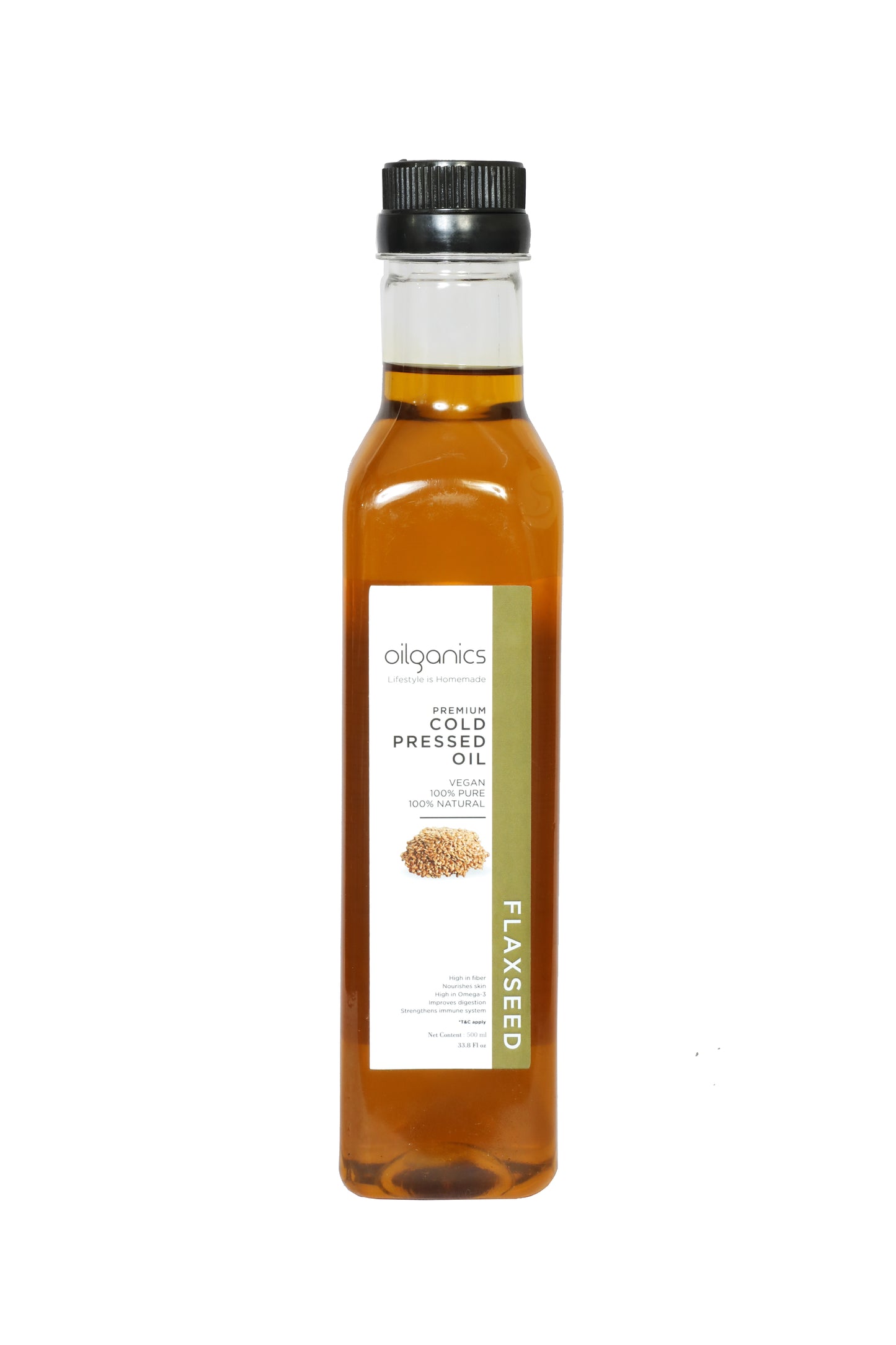 Cold Pressed Flaxseed Oil | Oilganics